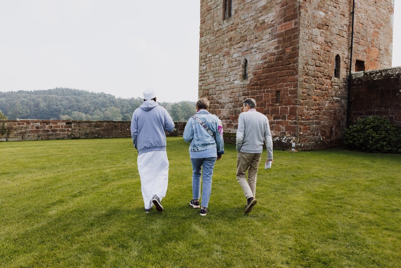 Faith leaders at Rose Castle enjoy walks and talks around the grounds and the historic Strickland Tower Faith leaders at Rose Castle enjoy walks and talks around the grounds and the historic Strickland Tower